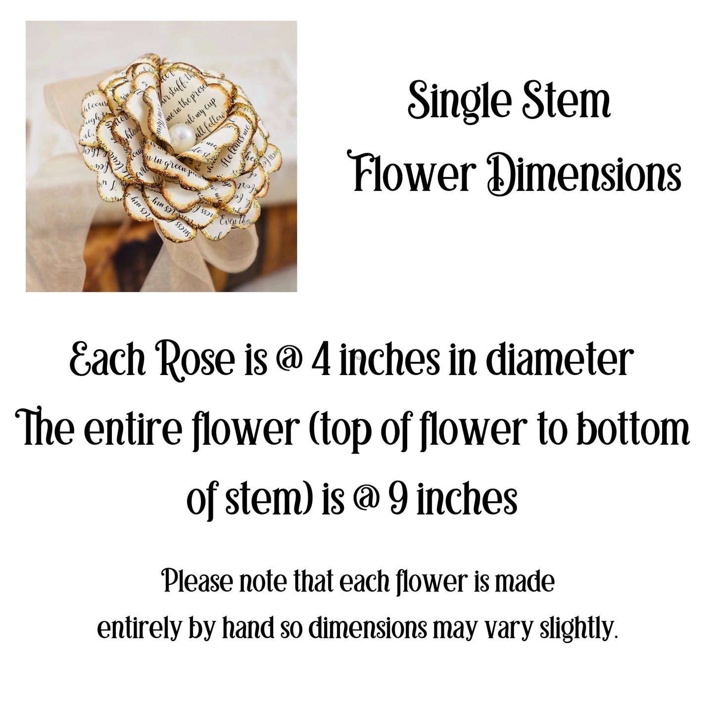 Psalm 23 Paper Rose