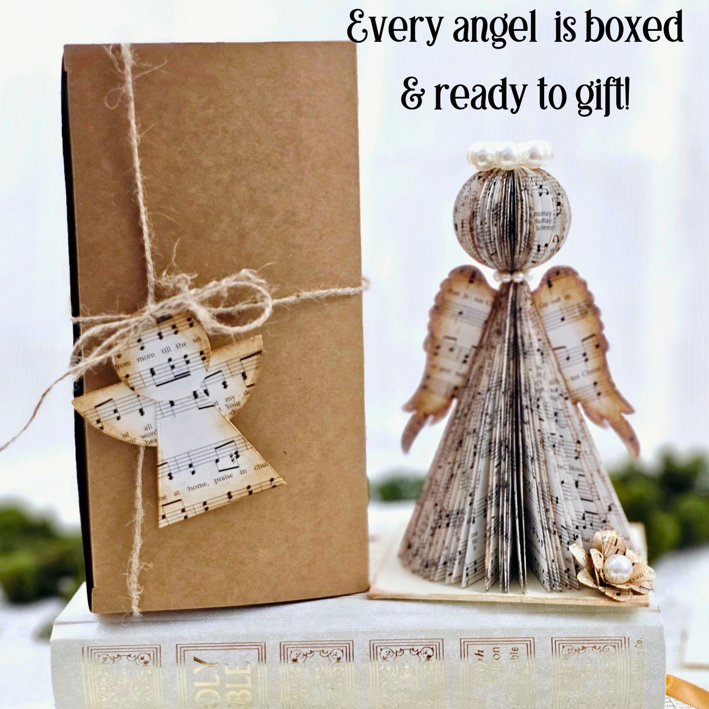 Each angel comes boxed and ready to gift.