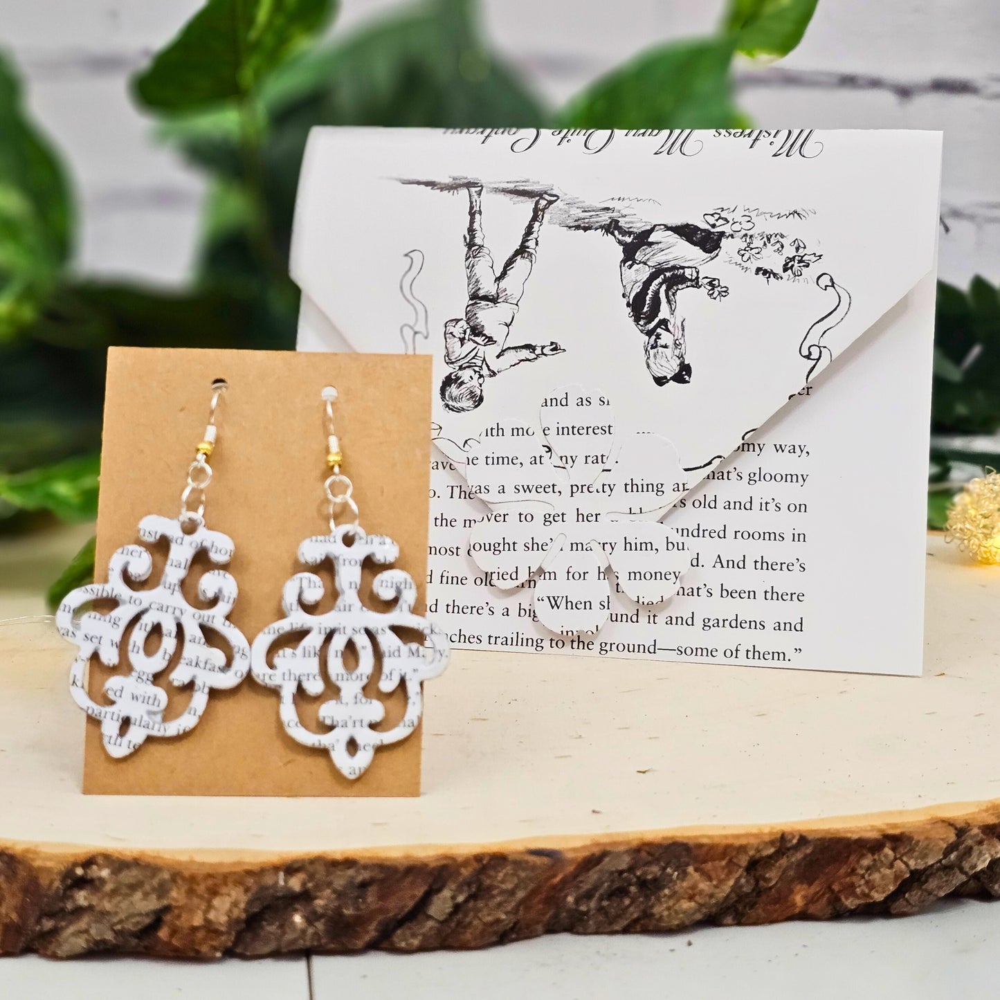 elegant literary jewelry for librarians