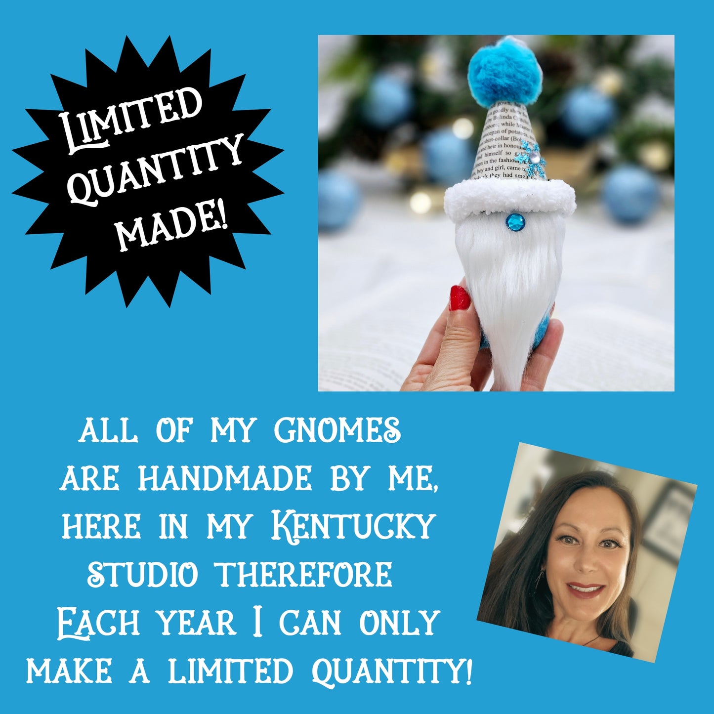 Book Page Gnome Christmas Ornament for Book Club, Teacher or Book Lover Gift