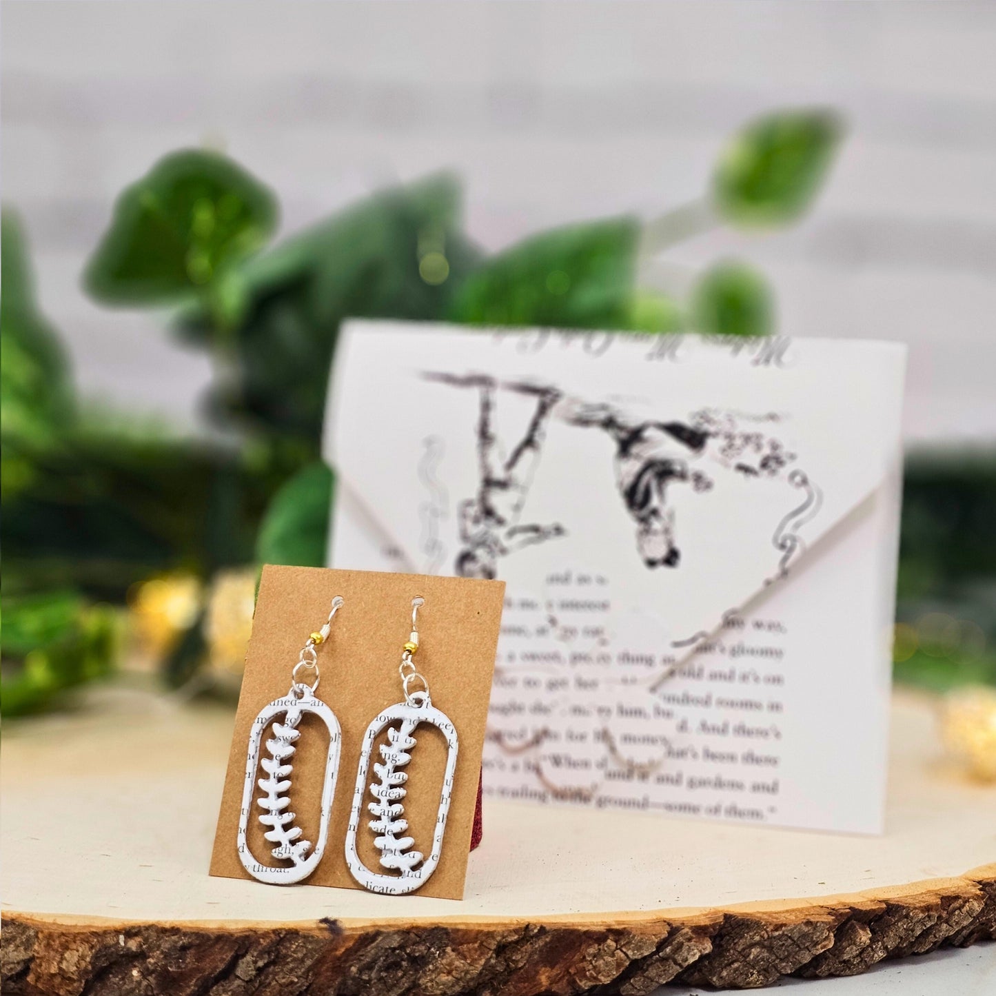 earrings for book lovers