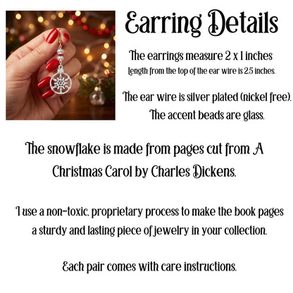 the earrings are 2 inches long by 1 inch wide, the ear wire is silver plated, the accent beads are glass