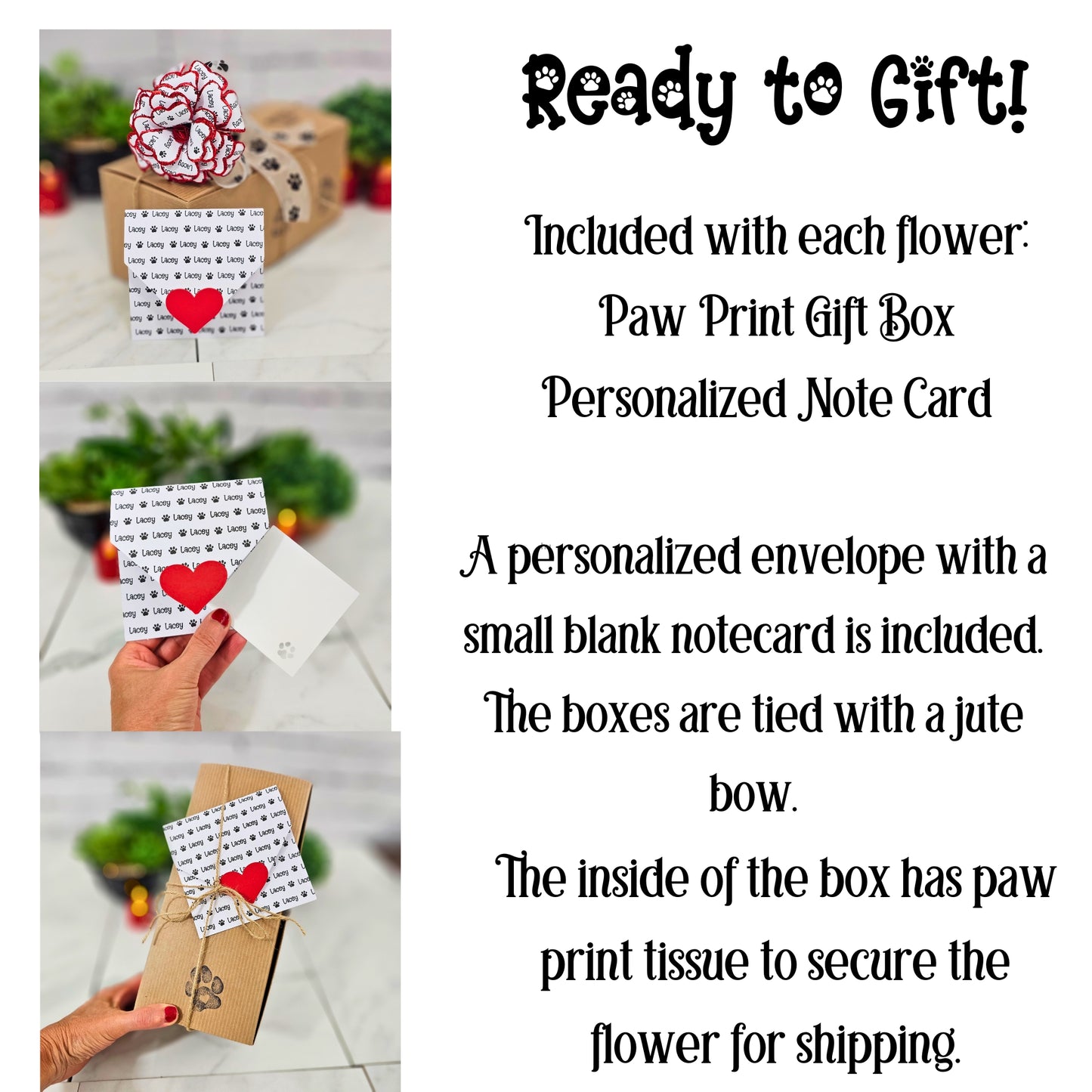 Personalized Pet Memorial Paper Flower, Pet Remebrance Custom Flower, Pet Memorial Art for Sympathy Gift for Loss of Cat or Dog