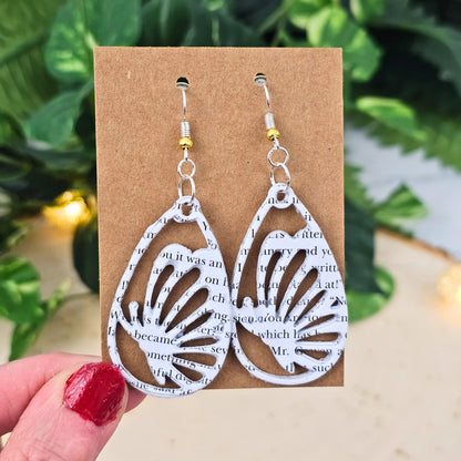 book page jewelry - lightweight and durable