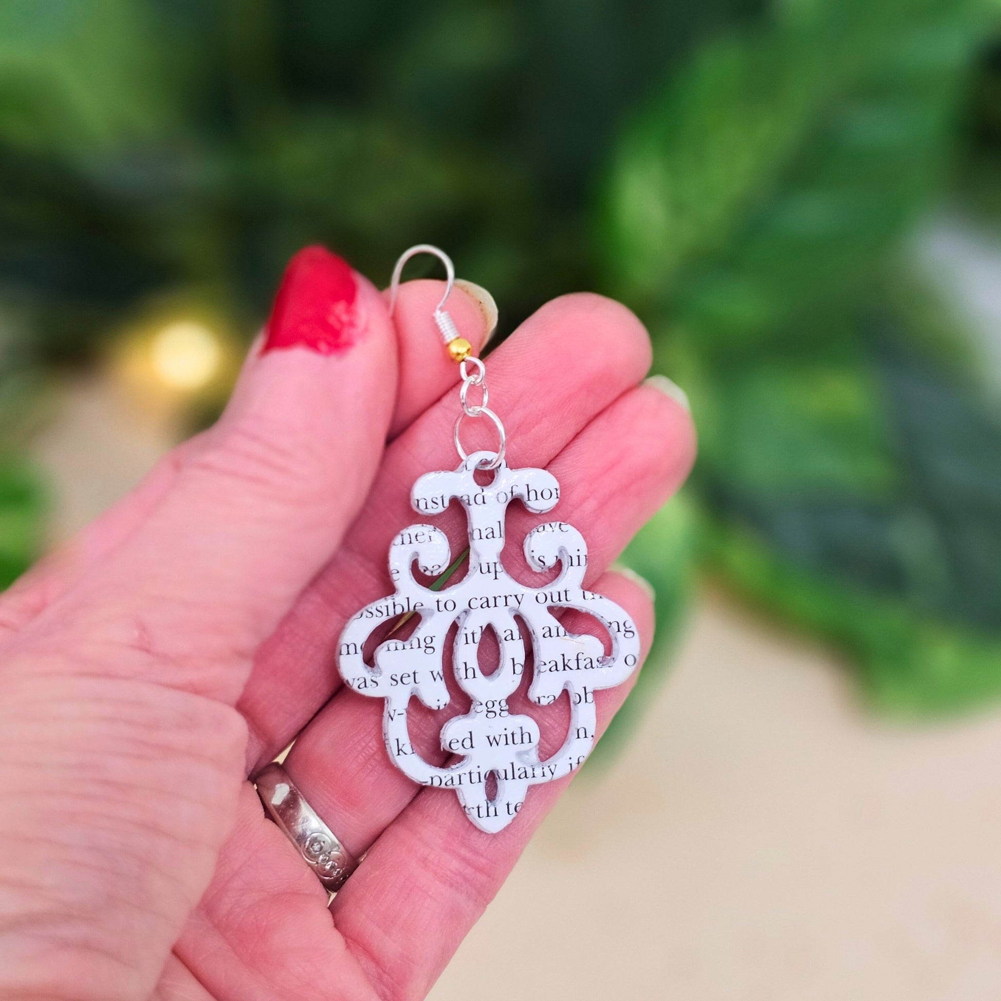 book page jewelry for teachers