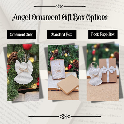 Book Page Angel Ornament