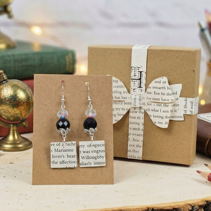 each pair comes with a free literary gift box