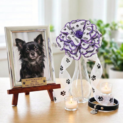 Personalized Pet Memorial Keepsake Flower