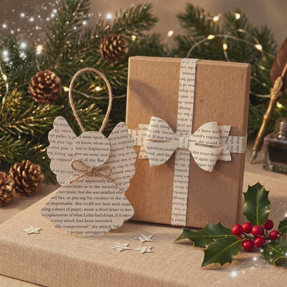 Book Page Angel Ornament