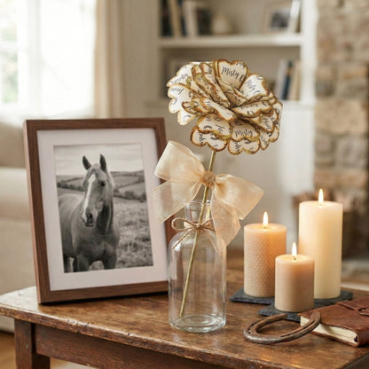 Personalized Memorial Flower for Horse Condolence Gift