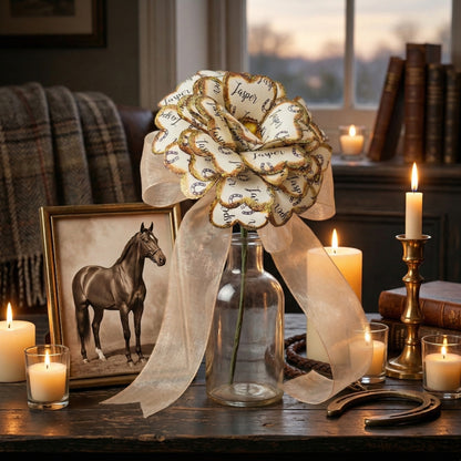 Personalized Memorial Flower for Horse Condolence Gift
