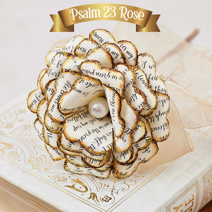 Psalm 23 Paper Rose