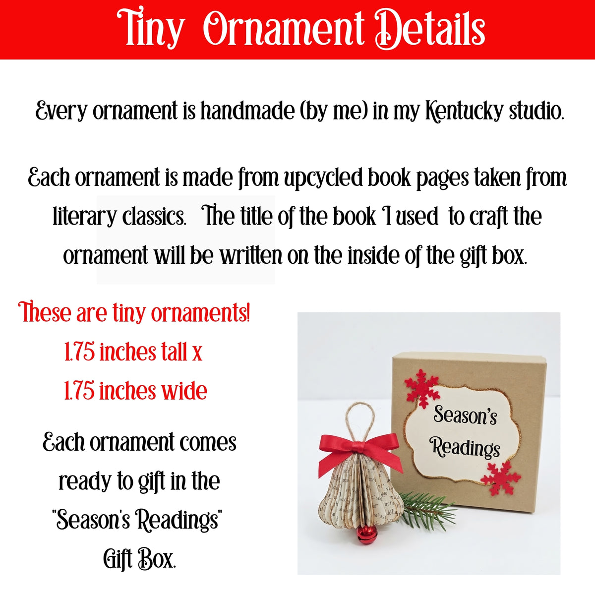 ornaments measure 1.75x1.75 inches