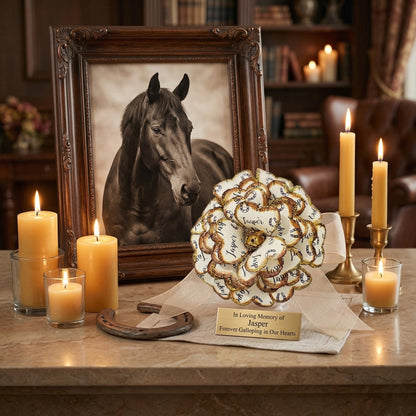 Personalized Memorial Flower for Horse Condolence Gift
